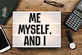 Pronomen: Me, myself and I