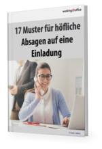 Anfrage muster absage Musterformulierungen für